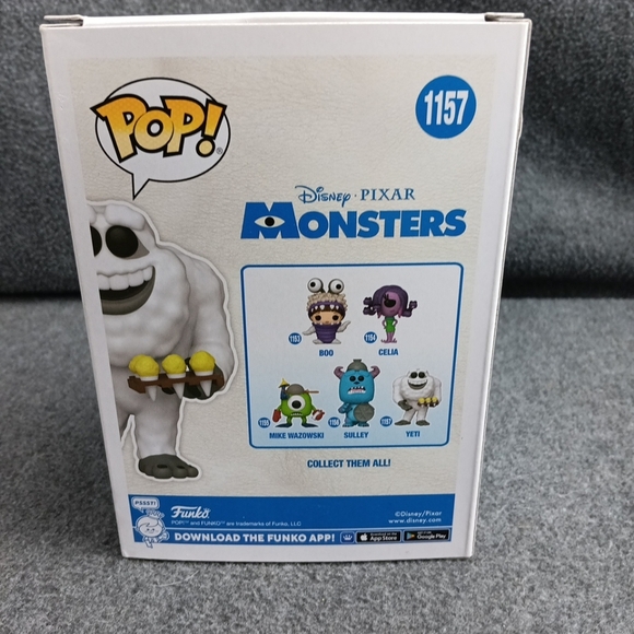 Funko Pop! Disney Pixar: Monsters INC. - Yeti #1157 - With Snow cones - Picture 4 of 7